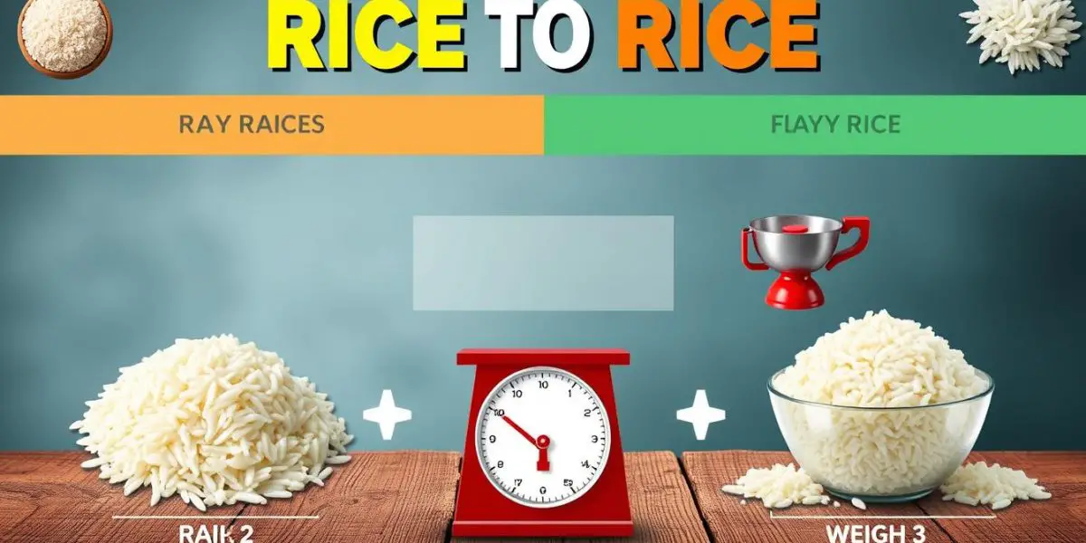 rice weight changes raw to cooked conversion guide