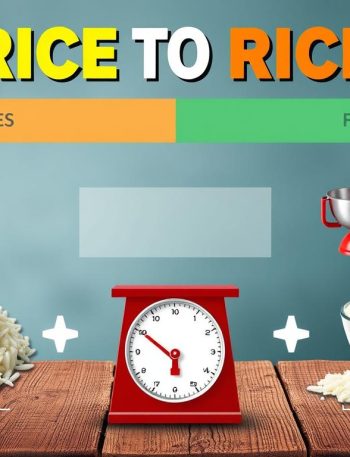 rice weight changes raw to cooked conversion guide