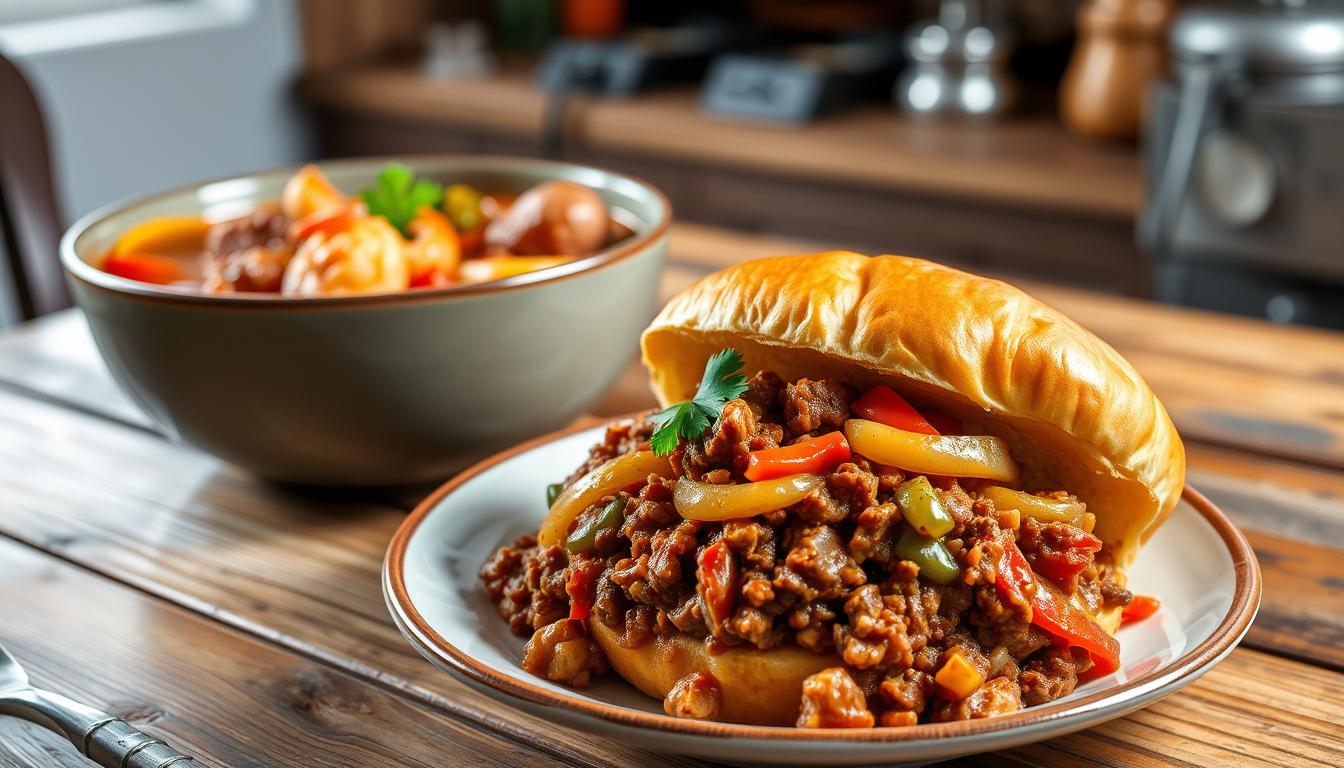 Sloppy Joes with Gumbo Soup: A Flavor Fusion