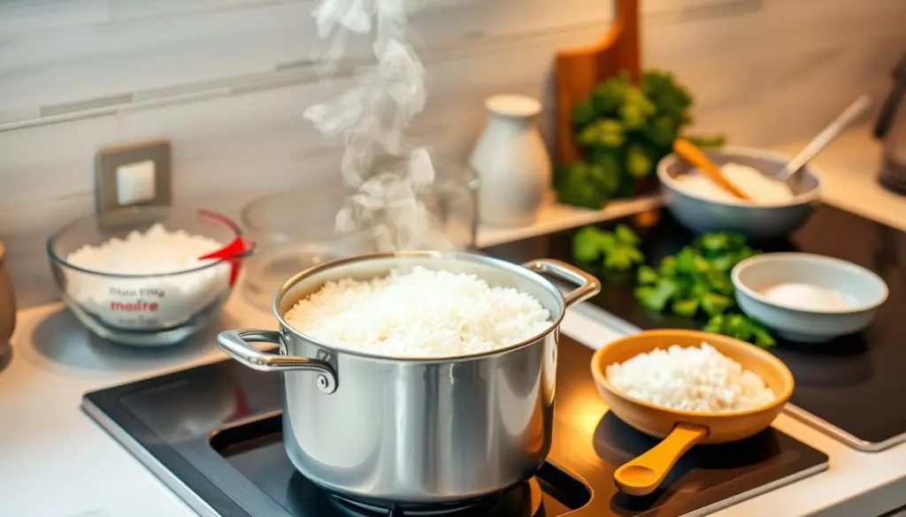 stovetop rice cooking