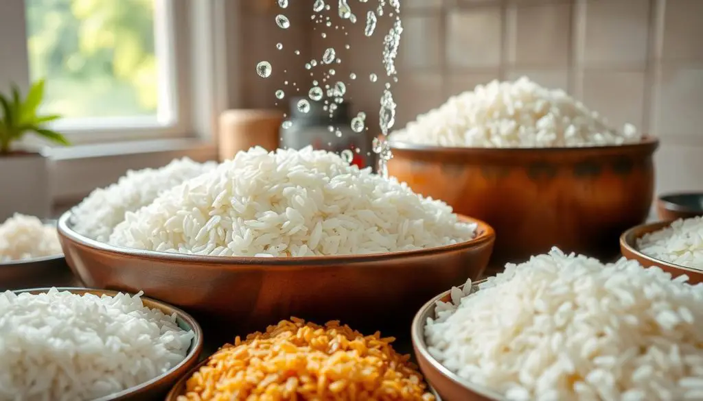 types of rice rinsing